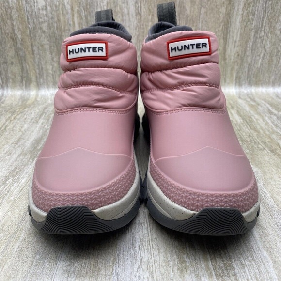 NEW Hunter Original Insulated Snow Ankle Boots Quartz Pink Size 7 - Picture 4 of 13